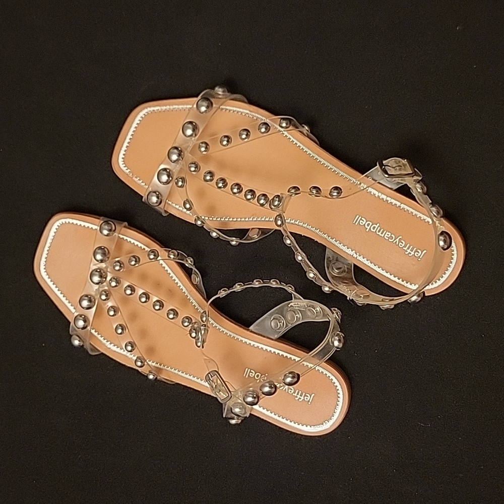 Jeffery Campbell Calath Studded Sandal Size 9/40 NWOT